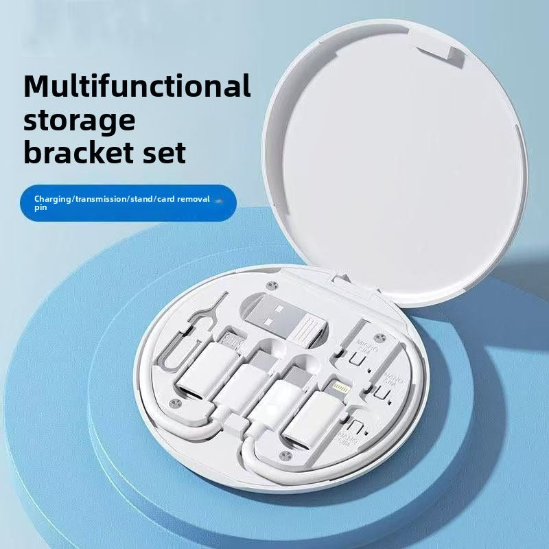 Five-in-One Magnetic Data Cable with Storage Box
