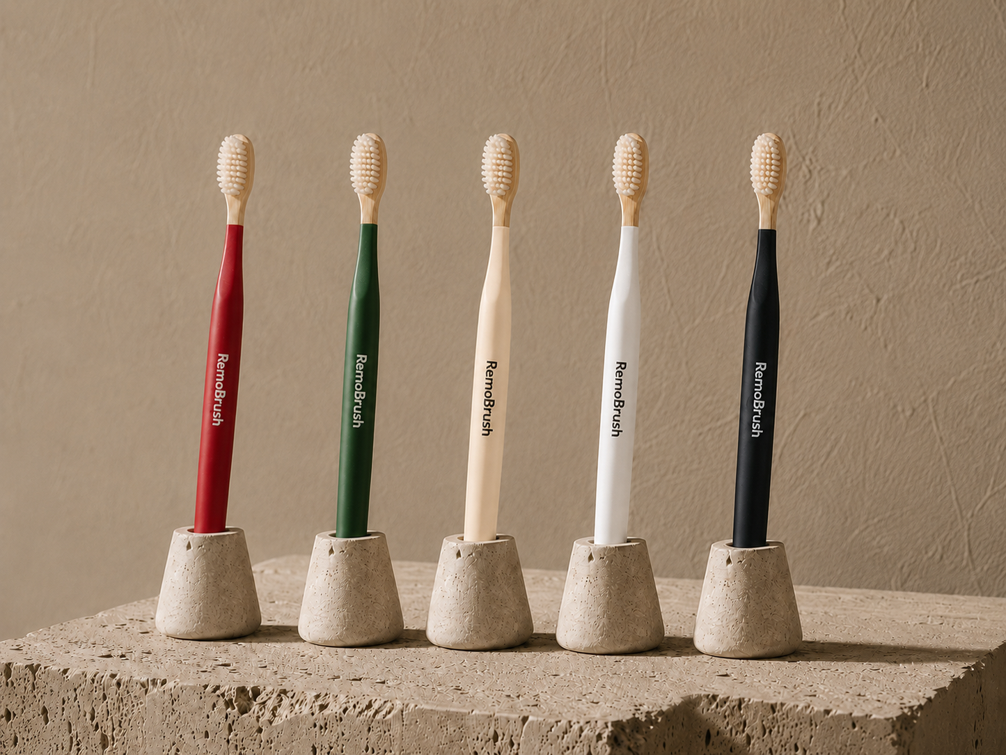 RemoBrush: Cepillo de dientes de bambú con miswak