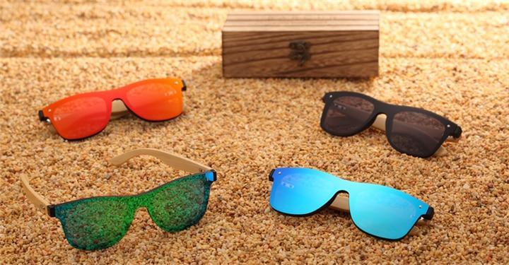 Nuevas gafas de sol de lujo para viaje, gafas de sol vintage con patillas de madera, gafas de moda para hombre y mujer con protección UV400