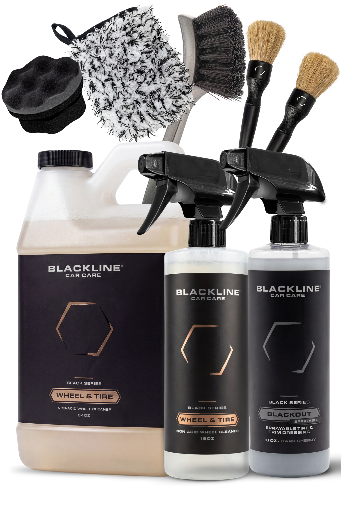 BLACKLINE® ACONDICIONADOR PARA NEUMÁTICOS Y EMBELLECEDORES OSCUROS