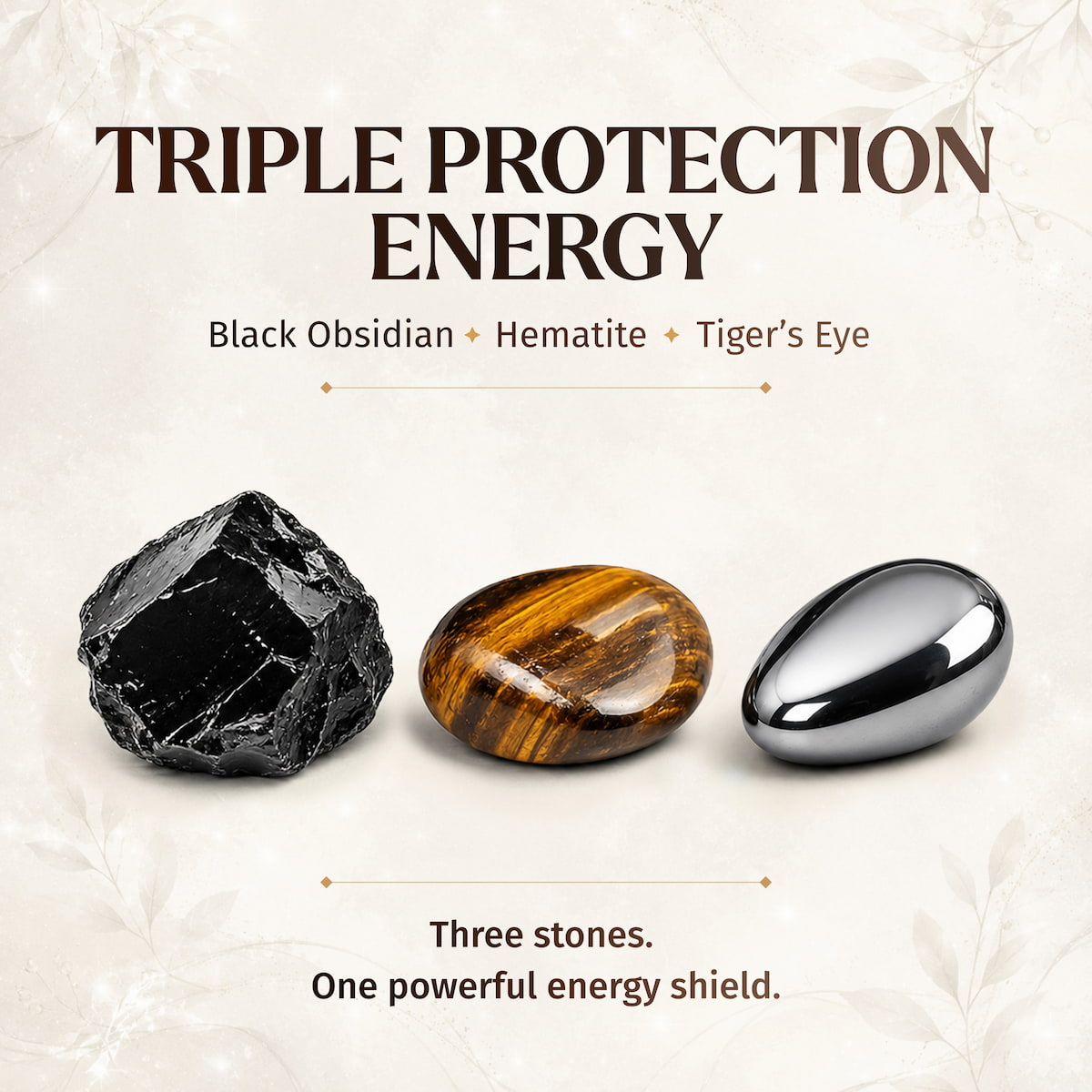 La pulsera de triple protección