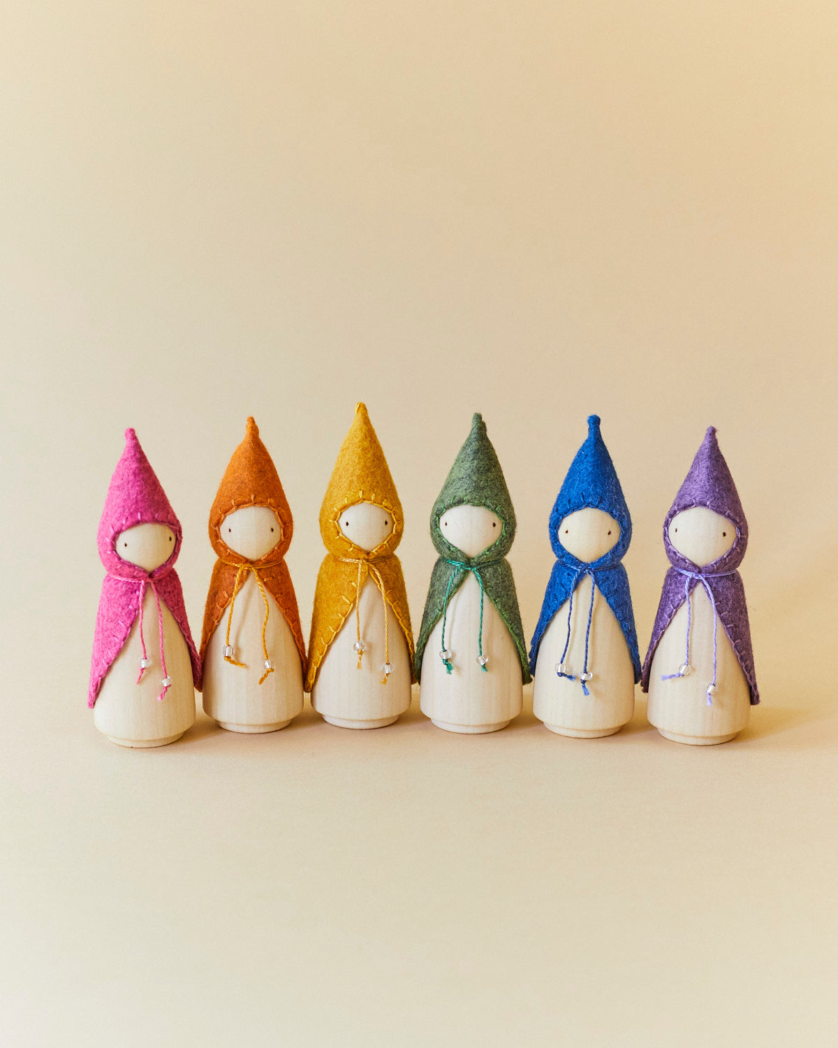 Orange Wooden Gnome