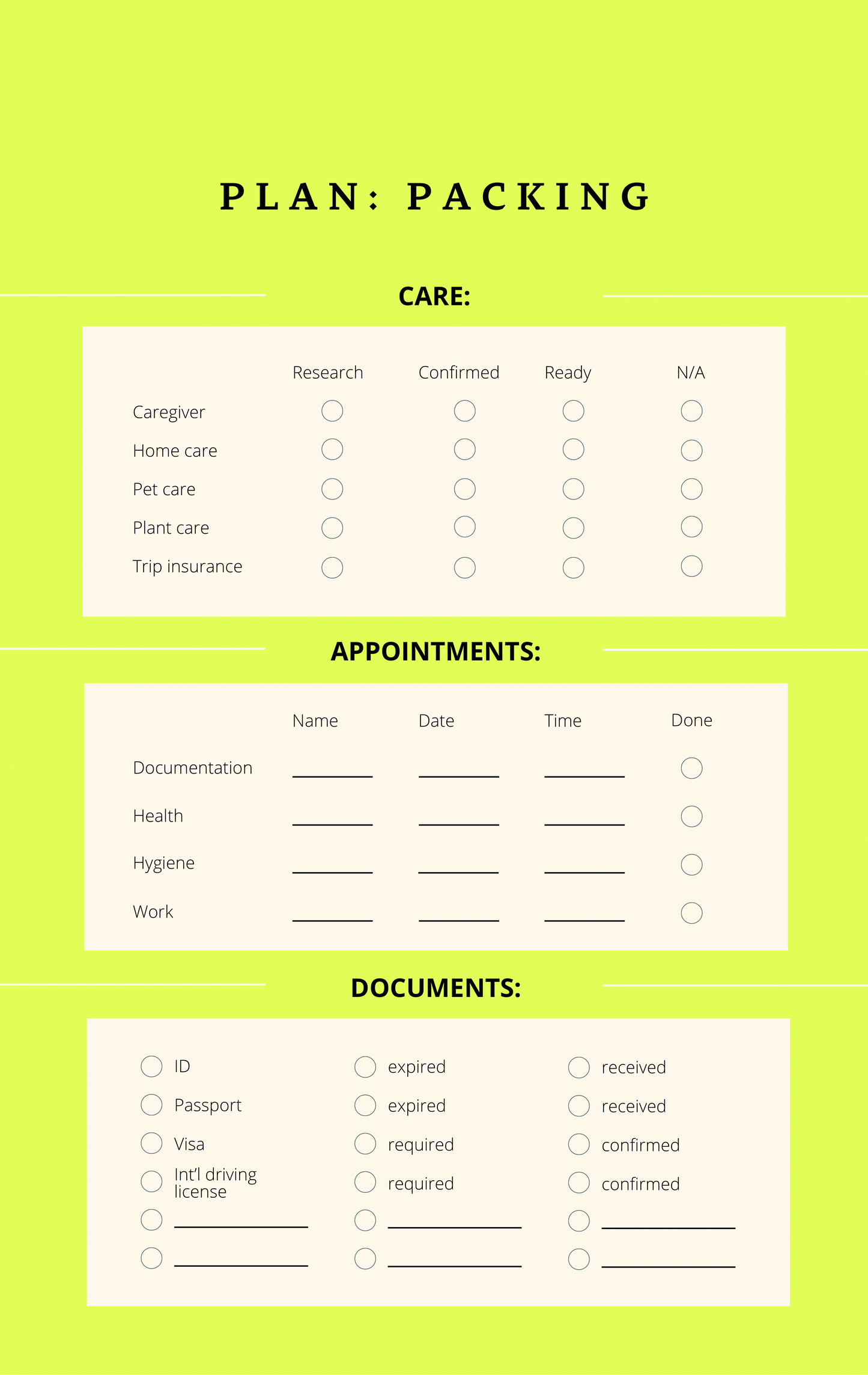 Custom Travel Planner for Road Trips, Vacations & Any Destination