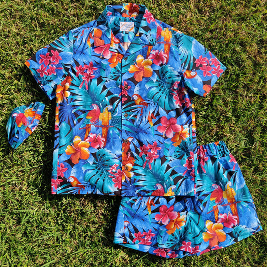 Cabana Set - Black Tropics