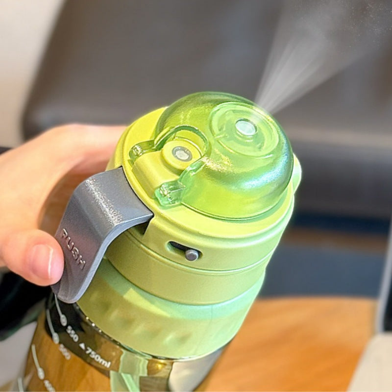 Creative Dual Spray Drinking Cup with Scale