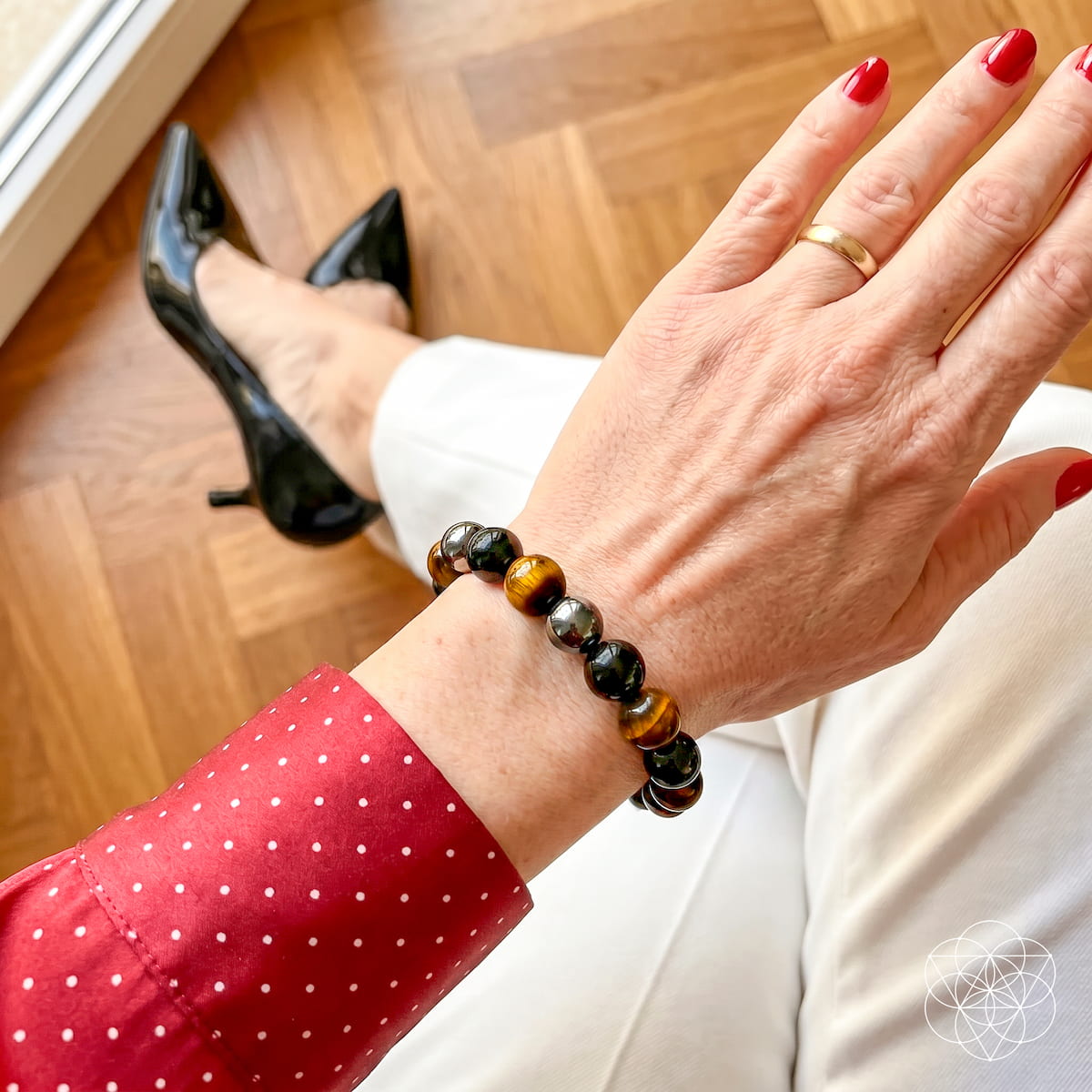 La pulsera de triple protección