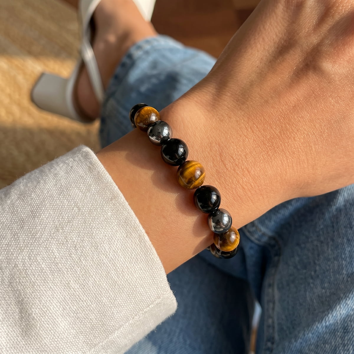 La pulsera de triple protección